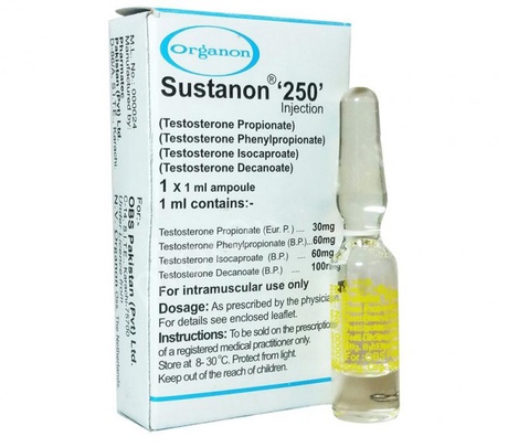 Фото 2 - Sustanon Organon (Sustanon 250 Organon) 250 mg 1 ml