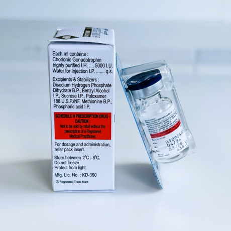 Фото 5 - Liquid chorionic gonadotropin (Chorionic Gonadotropin BSV HUCOG 5000IU) 5000ME 1ml