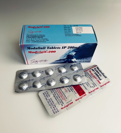 Фото 2 - Modafinil Modvigil (Modvigil Modafinil) 200 mg 10 tablets