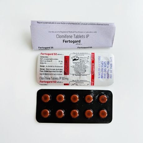 Фото 3 - Clomifene Fetrogard (Clomifene Fertogard 50) 50 mg 10 tablets