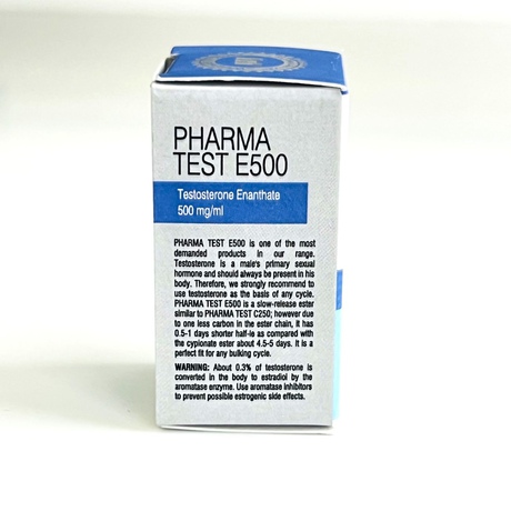 Фото 4 - Testosterone Enanthate Pharmacom (Pharma Test E500 Pharmacom) 500mg 10ml