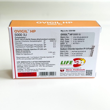 Фото 5 - Chorionic gonadotropin Ovigil (Ovigil HP) 5000 IU