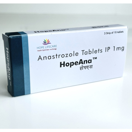 Фото 4 - Anastrazole (Anastrazole HopeAna) pharmacy 1 mg 10 tablets