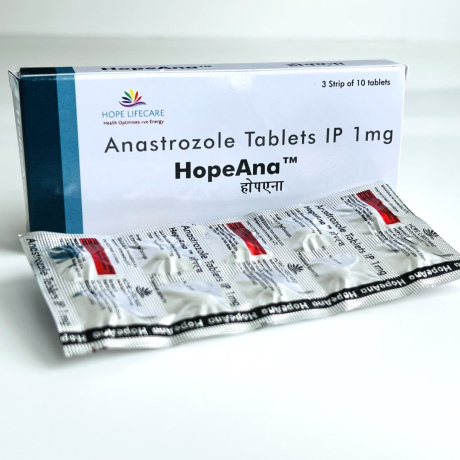 Фото 2 - Anastrazole (Anastrazole HopeAna) pharmacy 1 mg 10 tablets