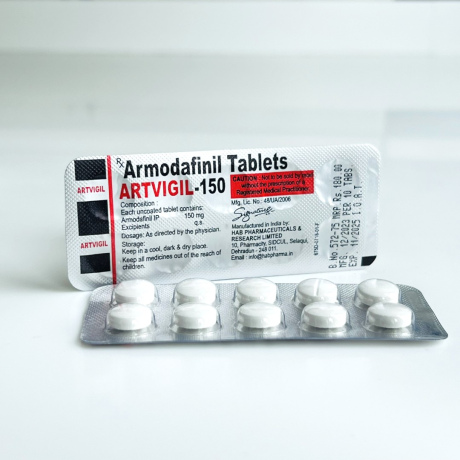 Фото 3 - Armodafinil Artvigil (Armodafinil Artvigil) 150 mg 10 tablets