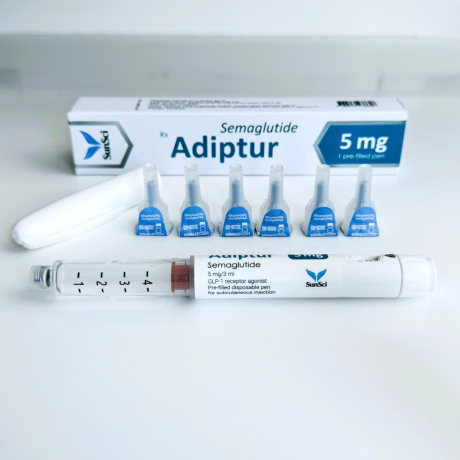 Фото 3 - Semaglutide Adiptur syringe pen (Semaglutide) 5 mg