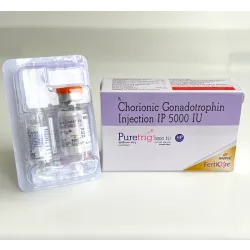 Chorionic gonadotropin Puretrig Injection IP (Gufic Ltd.) 5000 ME