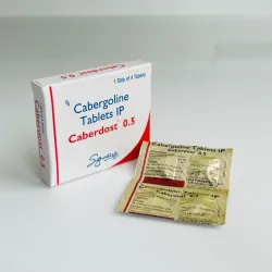 Cabergoline Caberdost (Cabergoline Caberdost) 0.5 mg 4 tablets
