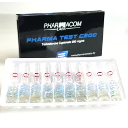 Testosterone Cypionate Pharmacom ampoules (Pharma Test C200 Pharmacom) 200mg 1ml