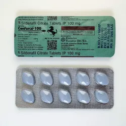 Cenforce-100 sildenafil (Sildenafil, Viagra) 100 mg 10 tablets